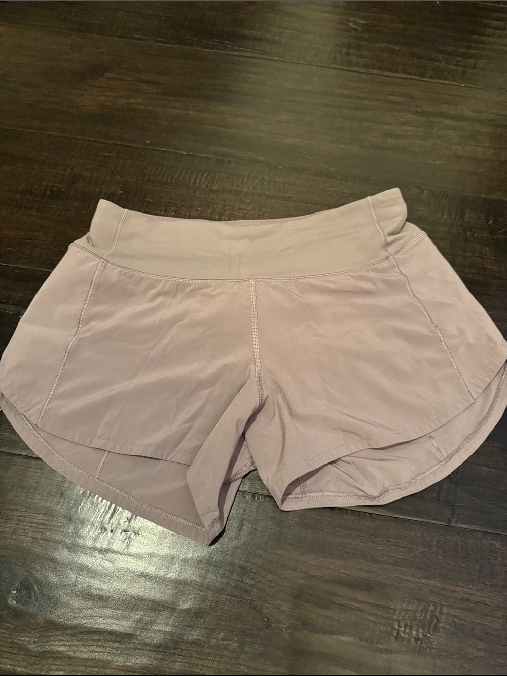 lululemon athletica Mauve High-Rise Run Shorts